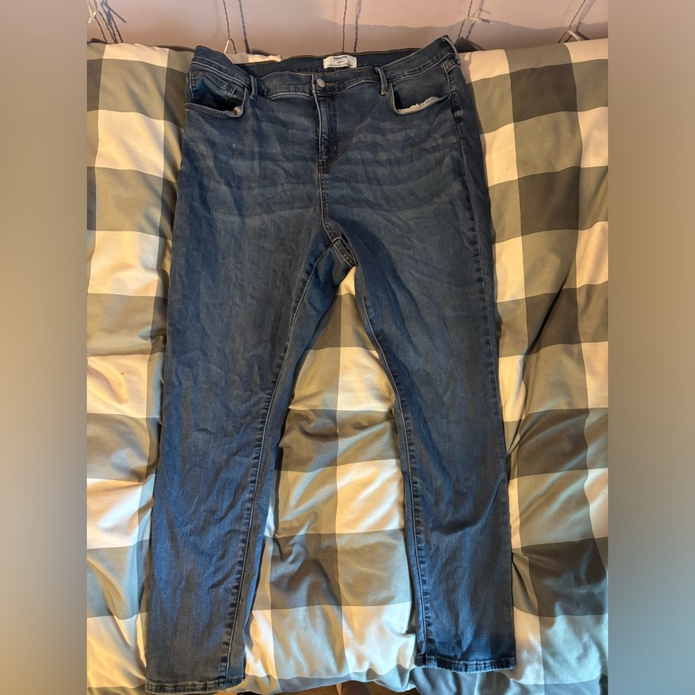 Woman’s plus size denim jeans